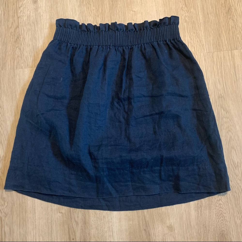 J. Crew Midnight Blue Mini Skirt